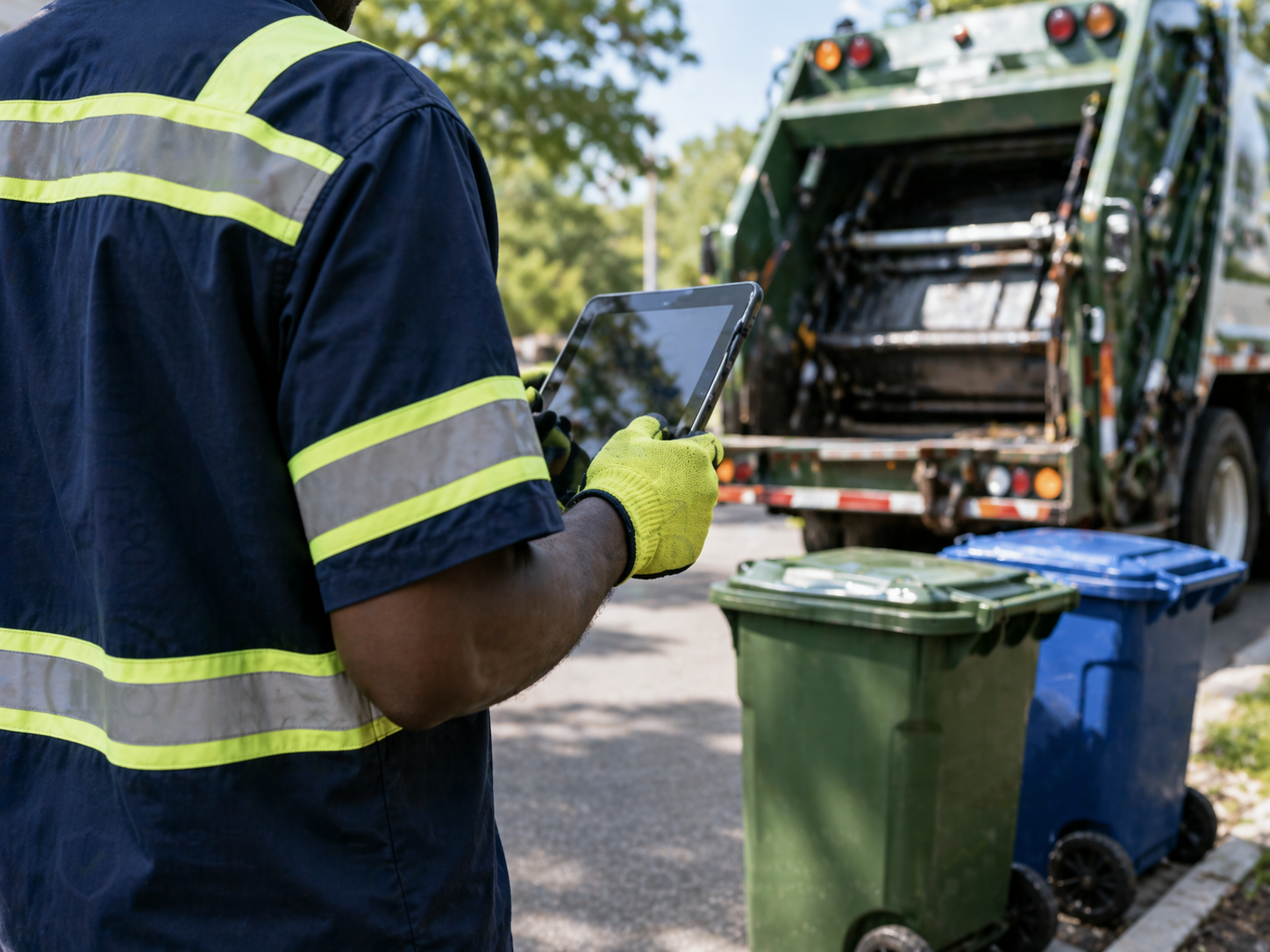Waste compliance reporting and review